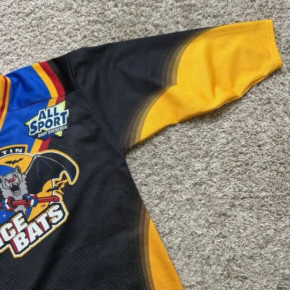 Vintage Austin Ice Bats Hockey Jersey Men’s Size Small WPHL ProJoy Minor League - Picture 7 of 10
